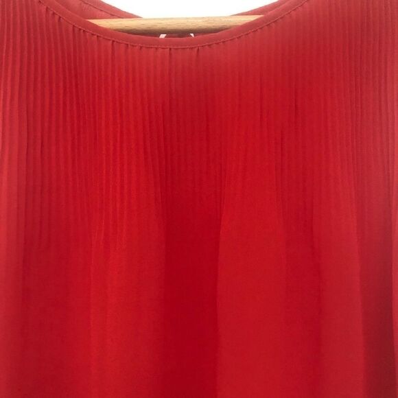 MAX STUDIO BLOUSE, Sleeveless, Rust Color M - Picture 5 of 6